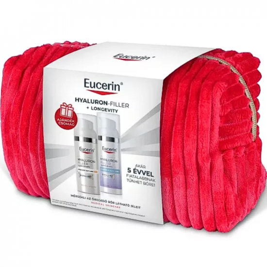 EUCERIN HYALURON-FILLER+LONGEVITY EPIGENETIC NAPPALI SPF30+ÉJSZAKAI KRÉM - 50ML+50ML